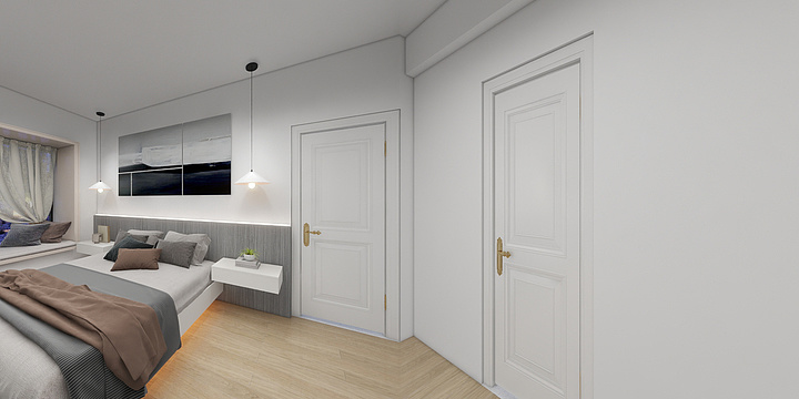 典雅定制家具工厂直销13535813931-时代天韵主卧-装修设计方案