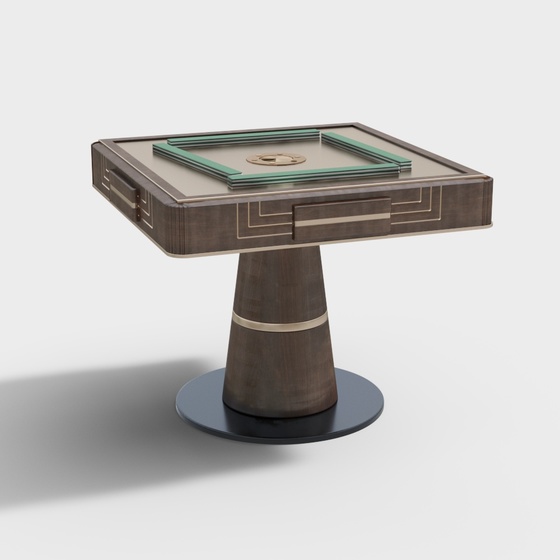 Modern wooden mahjong table