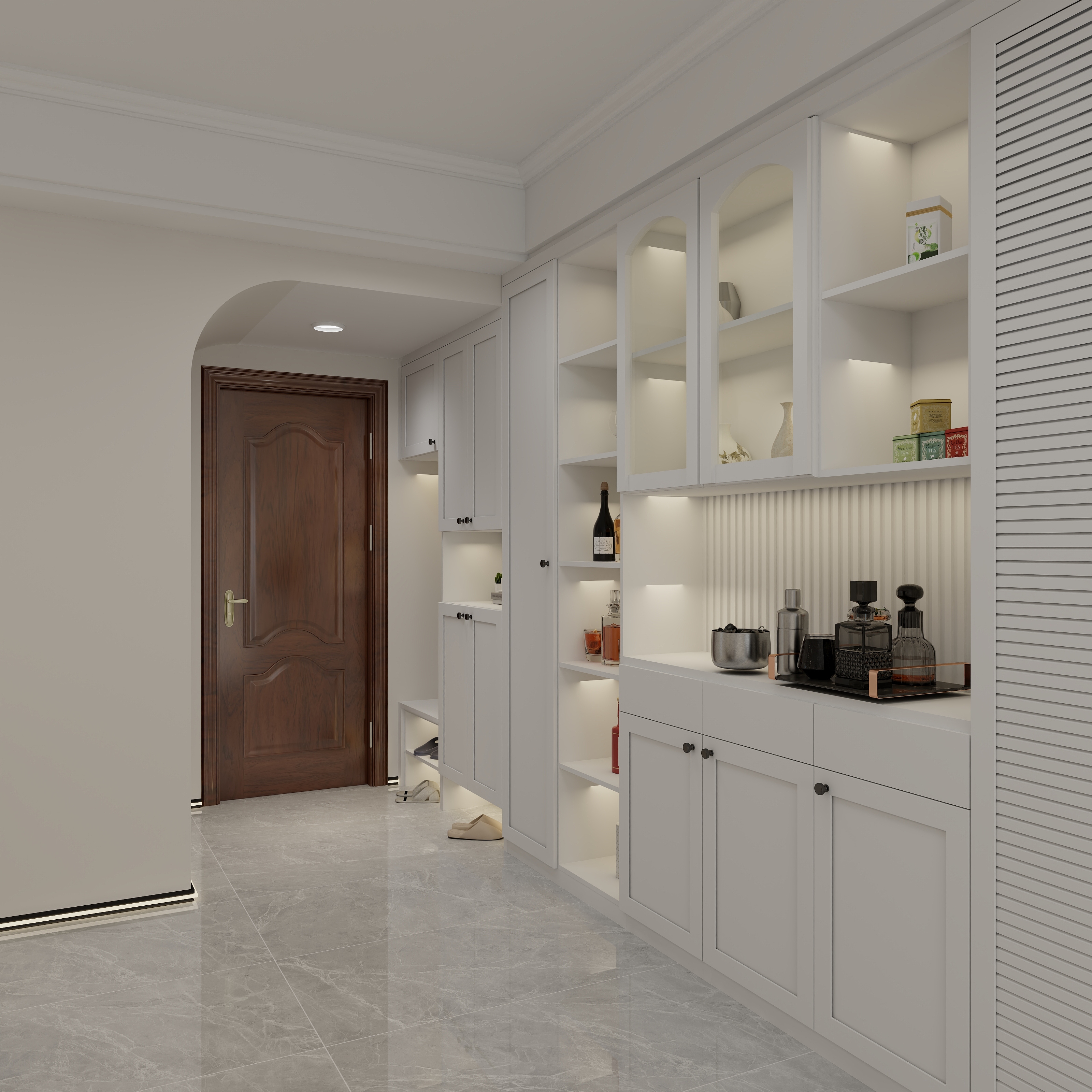 全案设计师黄工-喜润尊府130㎡4室-装修设计方案