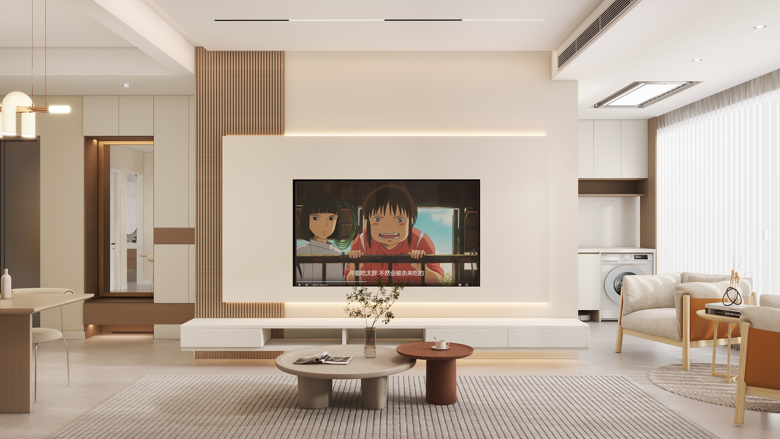 吃面加蒜-原木奶油-装修设计方案