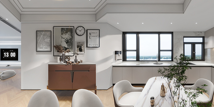 冯海波988-邻江郡116平-装修设计方案