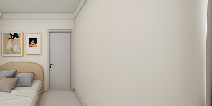 臻品家居定制木子李-万象华府16-2-1303雅居-奶油风-装修设计方案