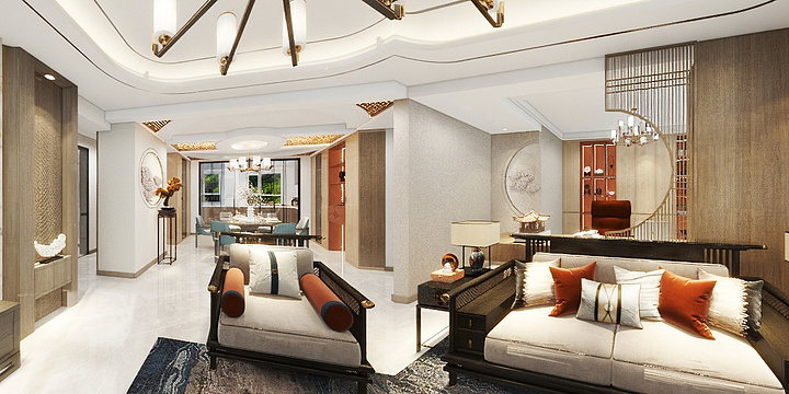 壹珂设计-蓝湾两户效果-副本-装修设计方案