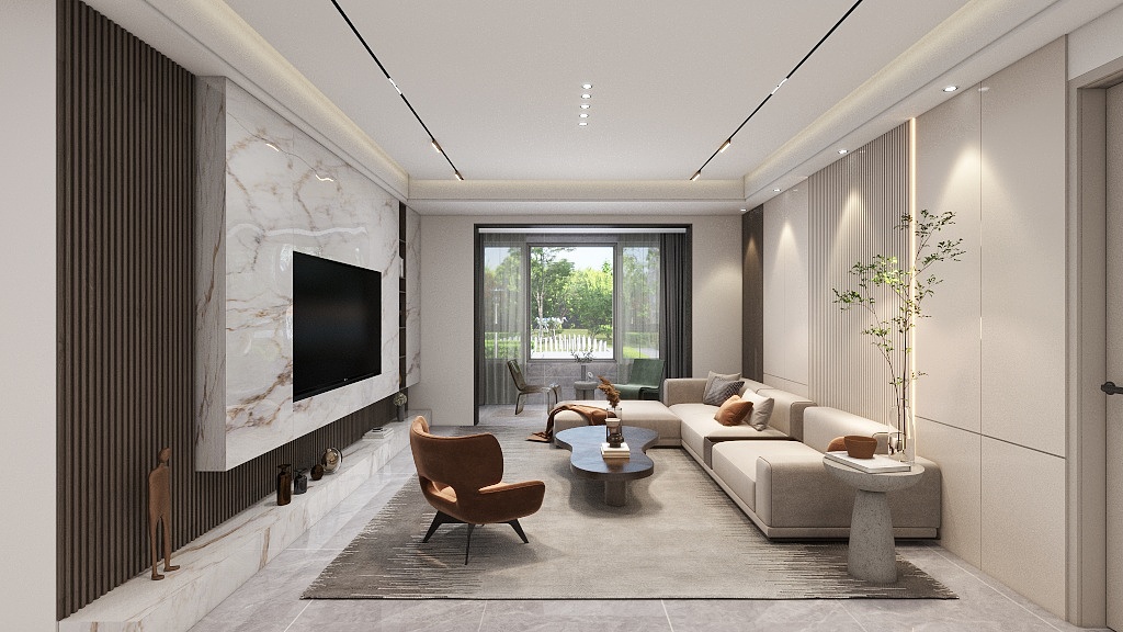 度晓佳-现代简约三室两厅两卫-装修设计方案