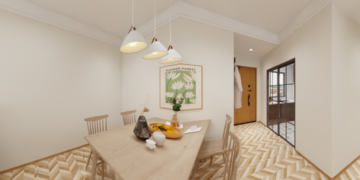 篎一-海德公园81㎡3室-装修设计方案