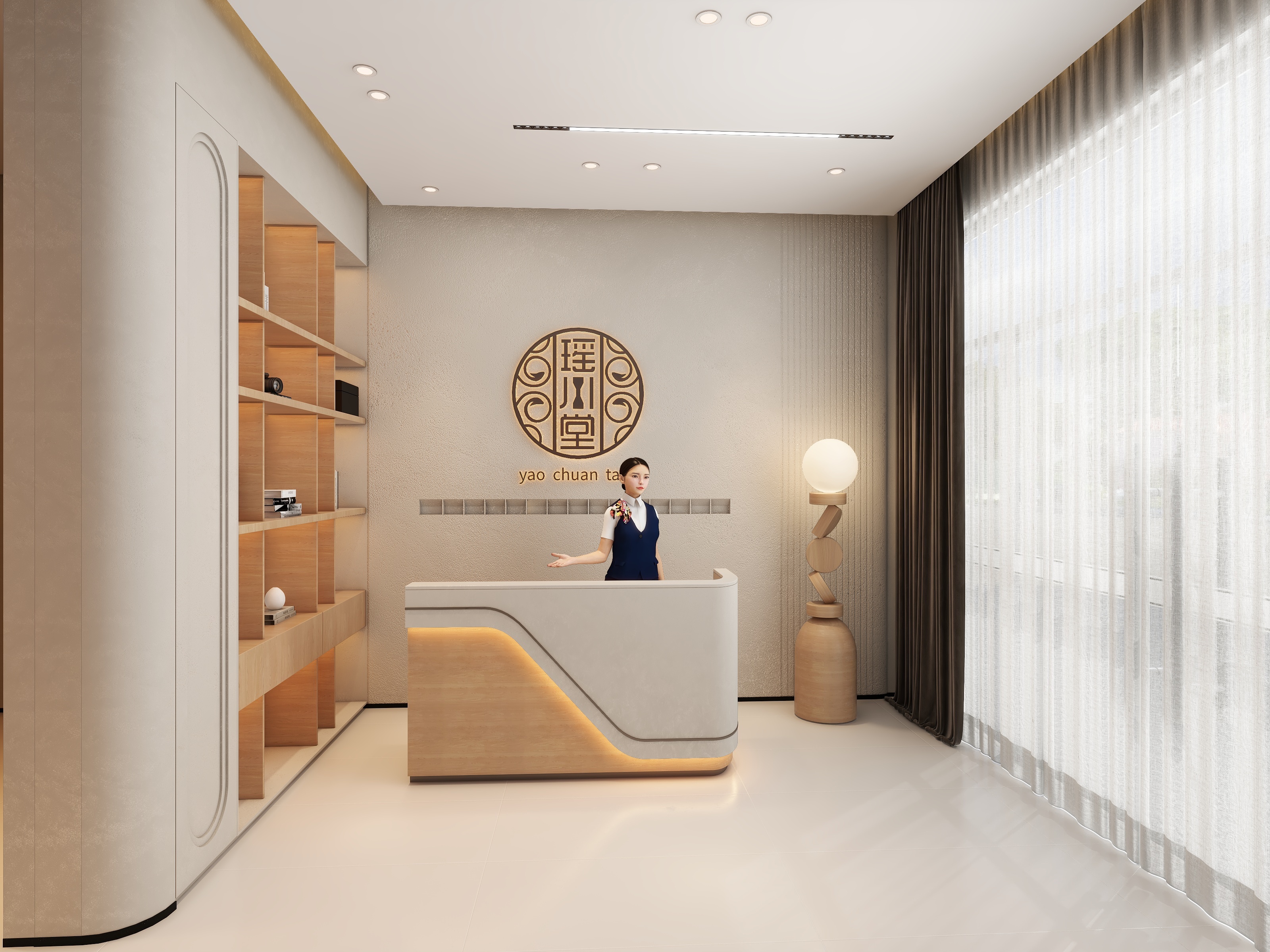 墨间沉设-荆州碧桂园奶油82㎡-装修设计方案