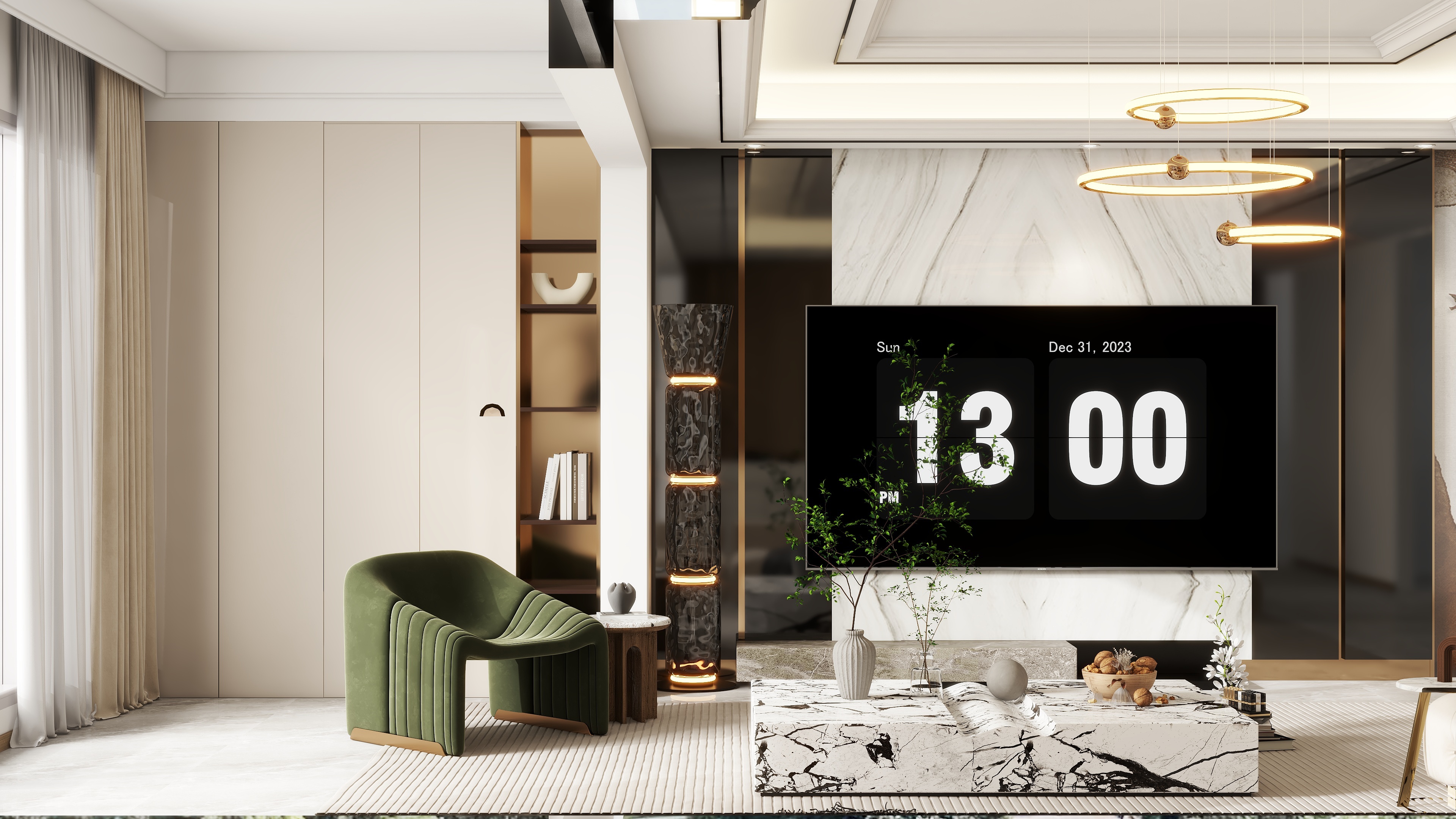 设计师珂源-御江临风174㎡4室装修效果图