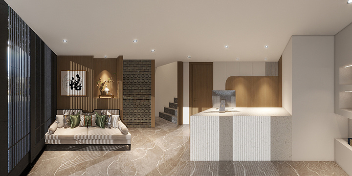 贵州森创建筑有限公司-采耳养生馆-装修设计方案