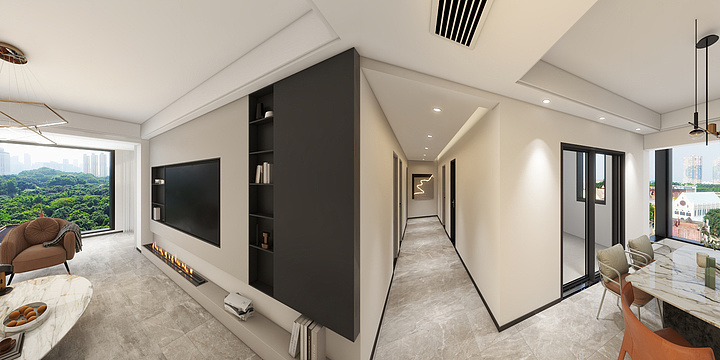 又福*-江畔华府138平-彭利-装修设计方案