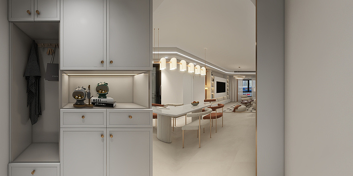 潇湘之之-上蔡建业府-奶油风11.4-装修设计方案