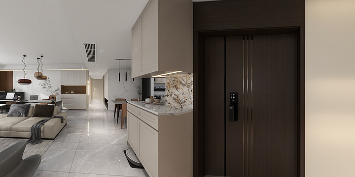 鸽熬高-宝湖印象19#-2-602-装修设计方案