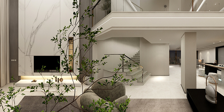 枫林飞舞-一楼+夹层-装修设计方案