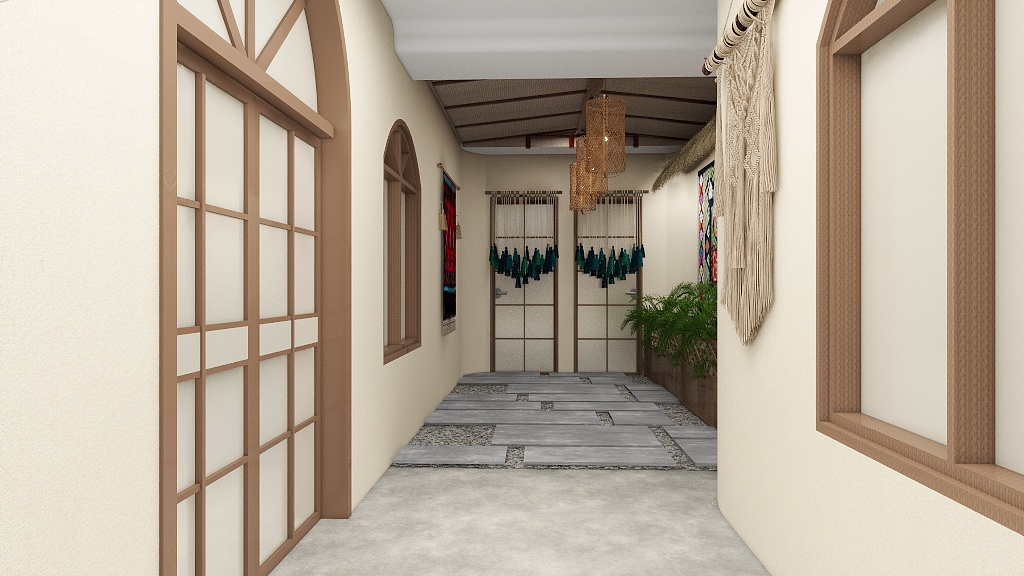 温眸空间设计-大瑶山瑶浴-装修设计方案