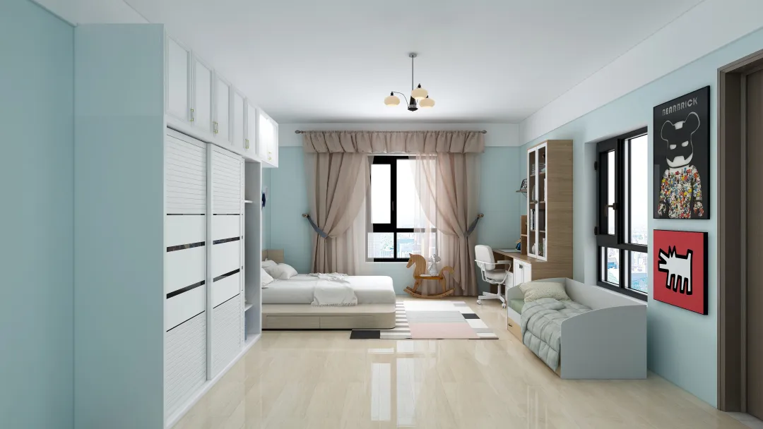 coohome540的装修设计方案:bedroom interior design