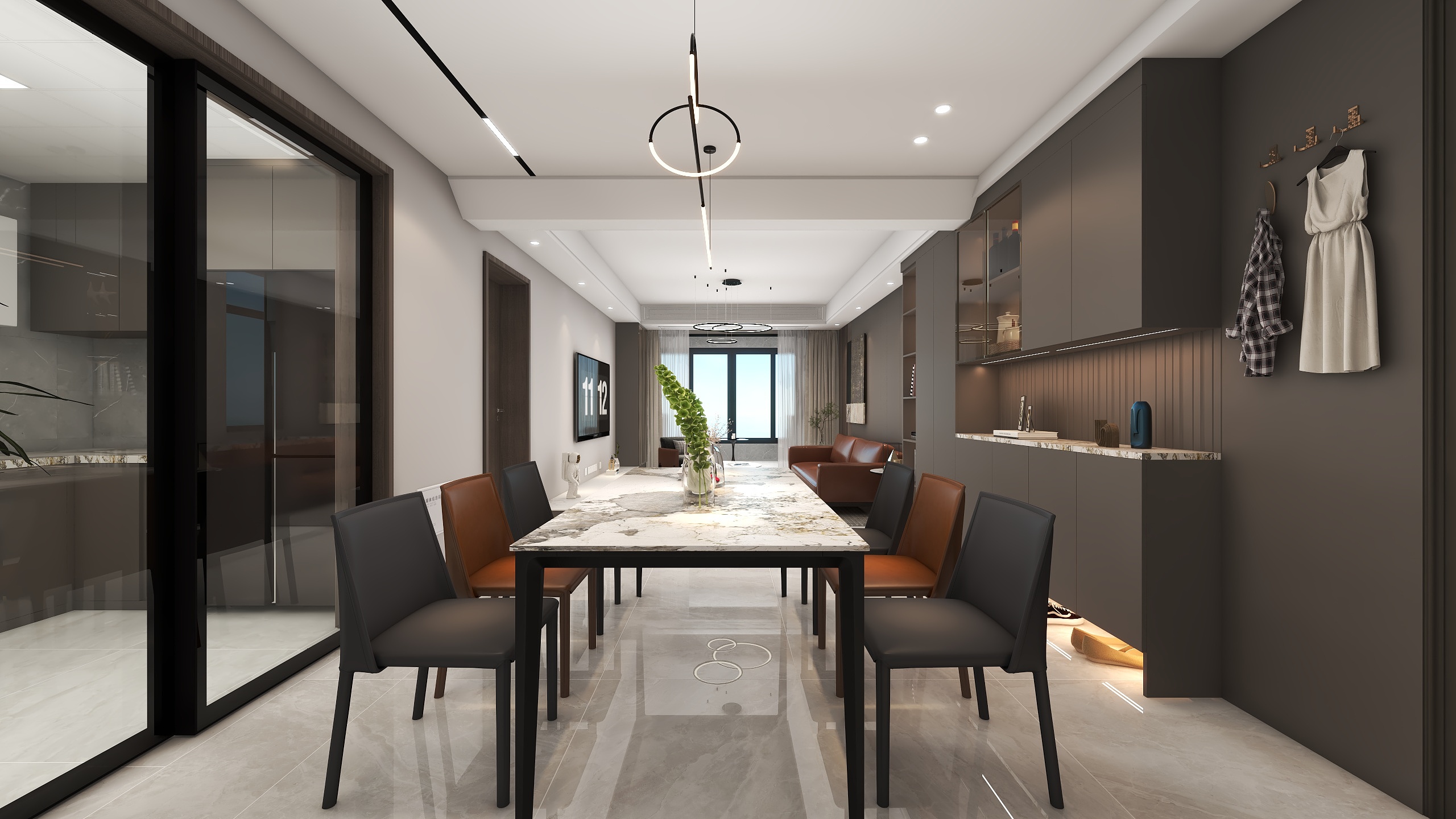 莫言空间设计-115㎡3室-装修设计方案