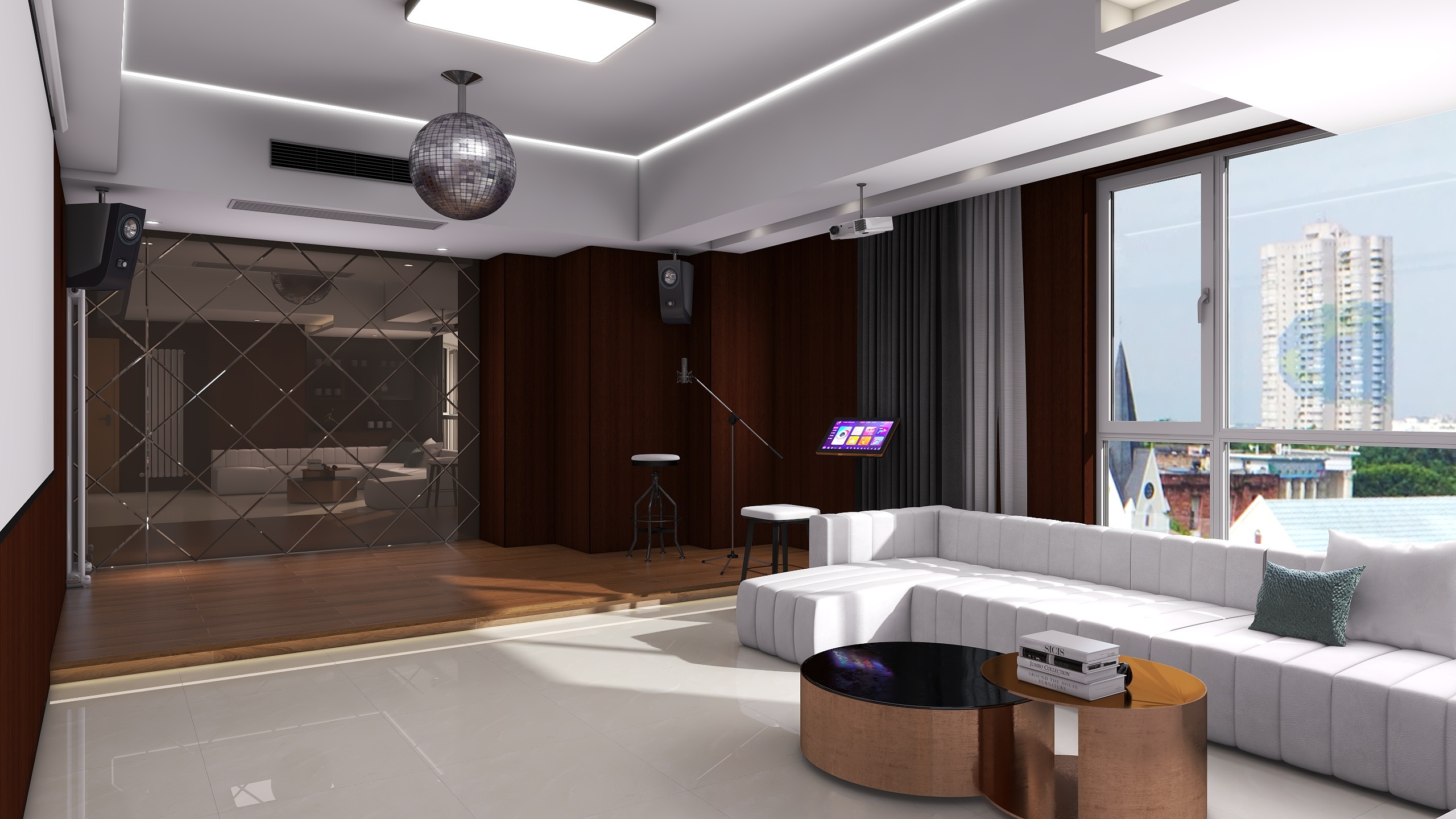 ONE丨DESIGN丨刘辰尧-官鲤公寓114㎡会所-装修设计方案