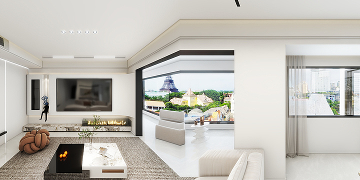 又福*-天鹅堡138平-装修设计方案