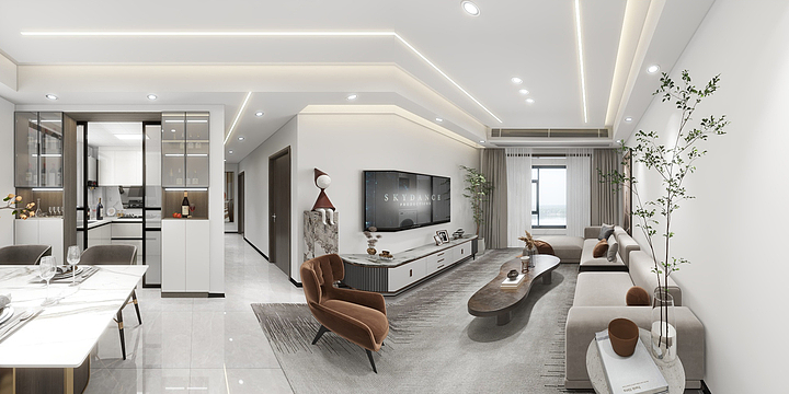 全案设计师Mr.寇-中澳天悦府高层01-装修设计方案