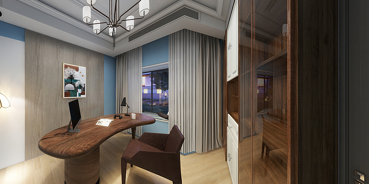 小艾设计6-定制专业等级考核户型-副本-装修设计方案