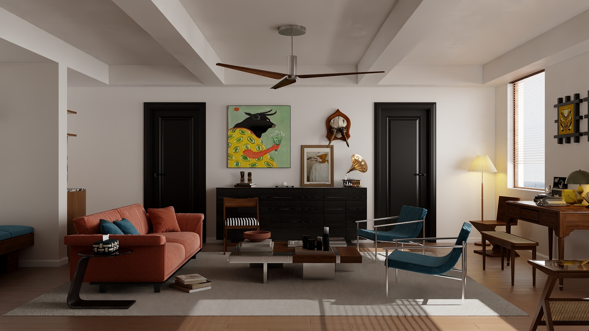 全案设计丨整家定制-混搭民宿-装修设计方案