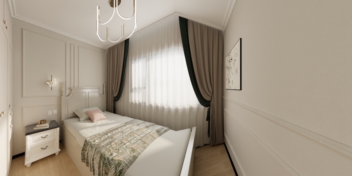 惠兰tKsk-保利・蓝海嘉居88㎡3室-装修设计方案