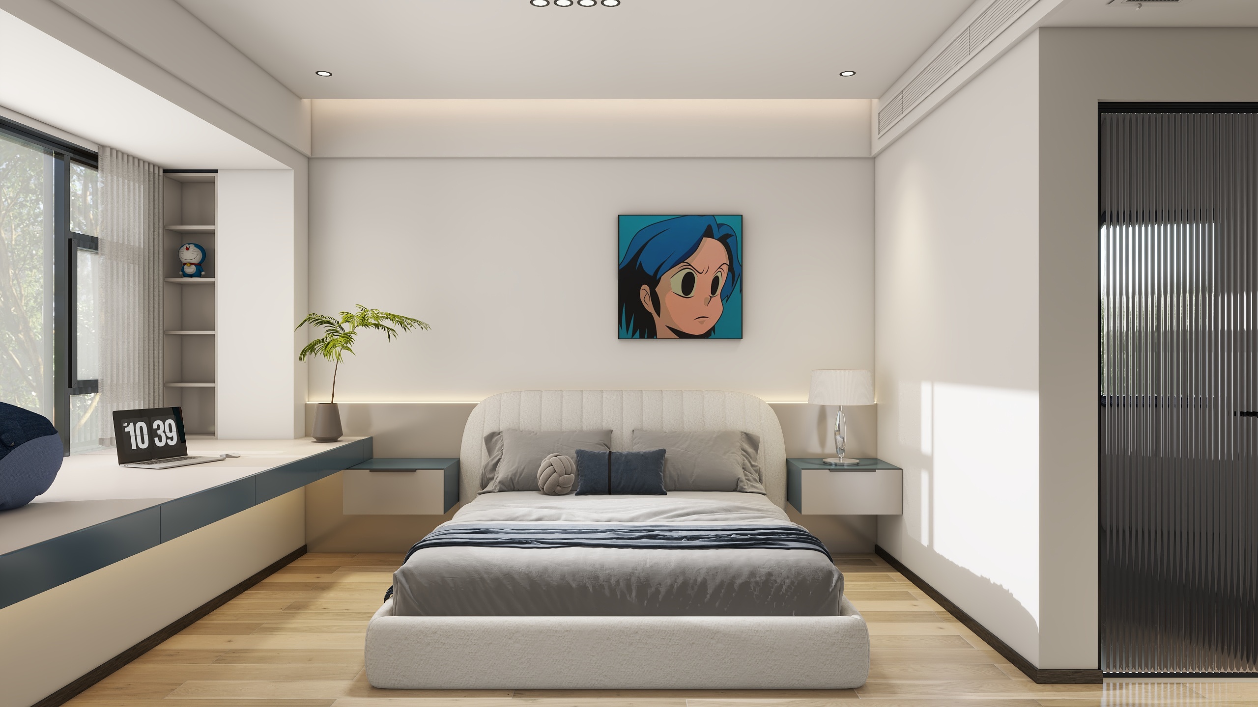 dwYAneDesign-天府国际花园 男孩女孩房-装修设计方案