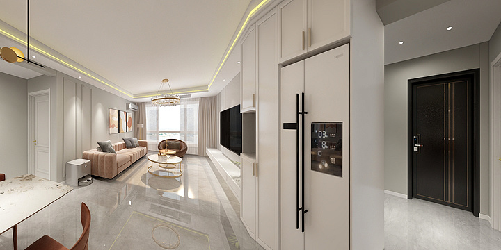 视界魔方-绿地朗山轻奢-副本-副本-装修设计方案