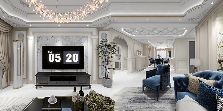 WW呀-宜和园复式楼-法式-2-装修设计方案