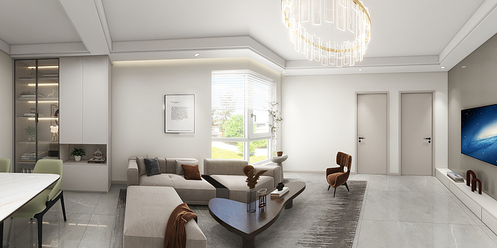 一路生花middot-1_凯旋门-现代简约-装修设计方案