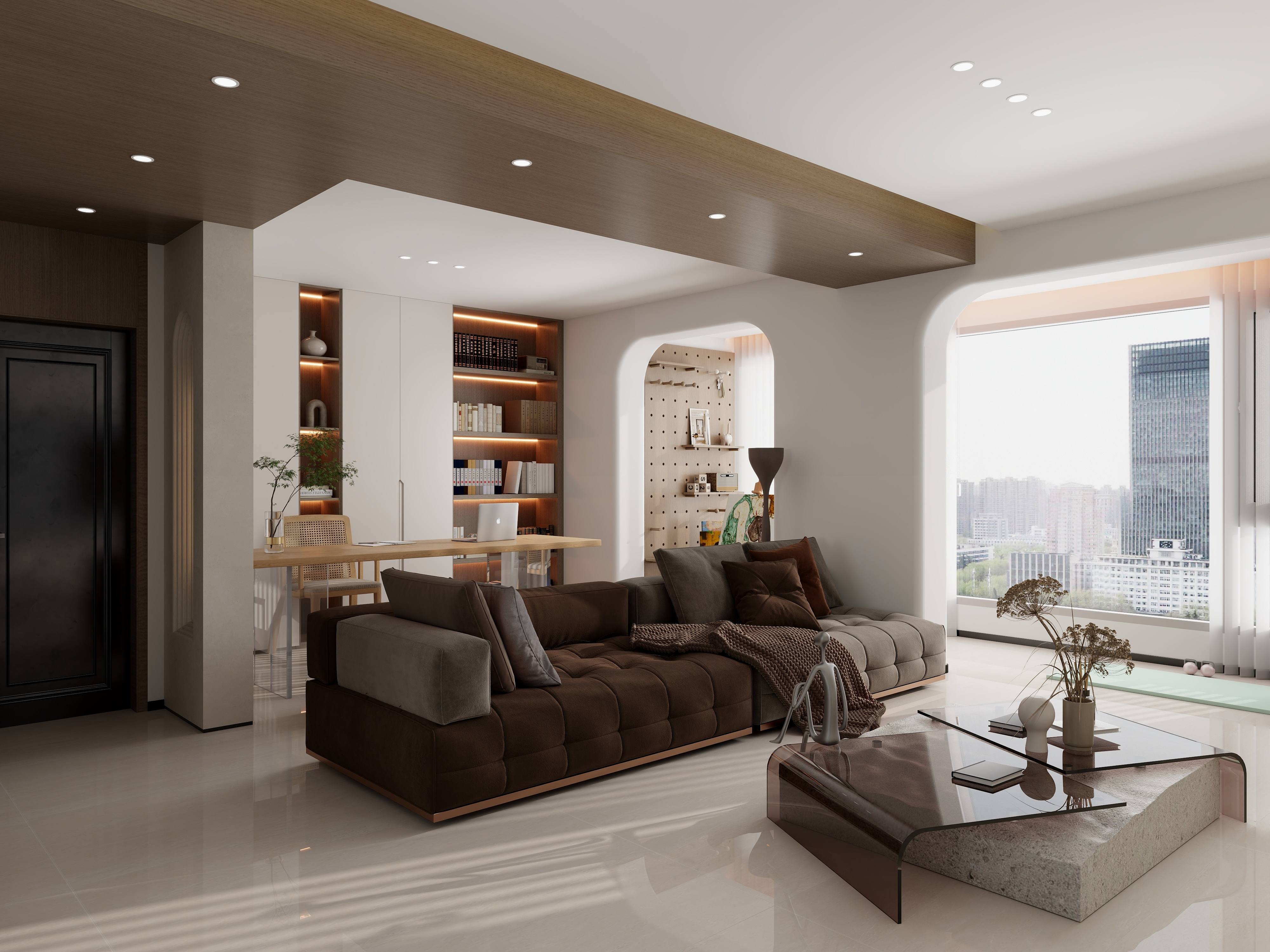 觅境设计工作室-天水中海铂悦府145平米治愈系-装修设计方案