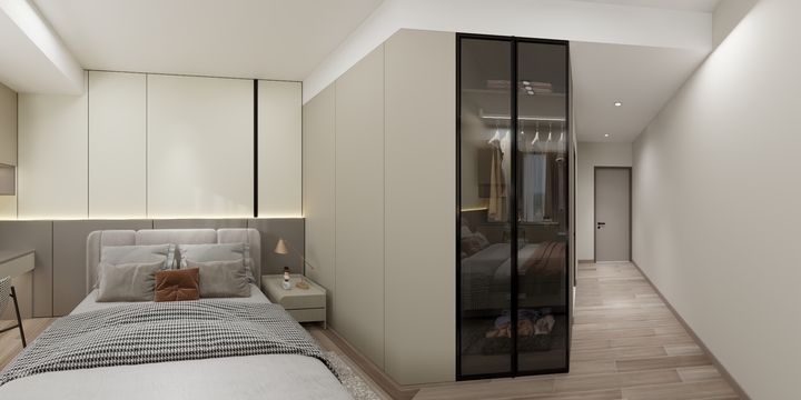 安奇啦-荣盛华庭-现代简约风-装修设计方案