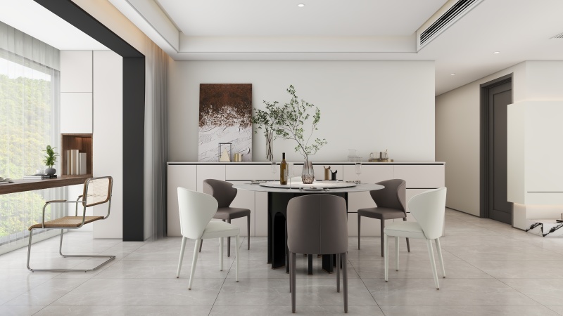 Contemporary Dining Room with Minimalist Elegance