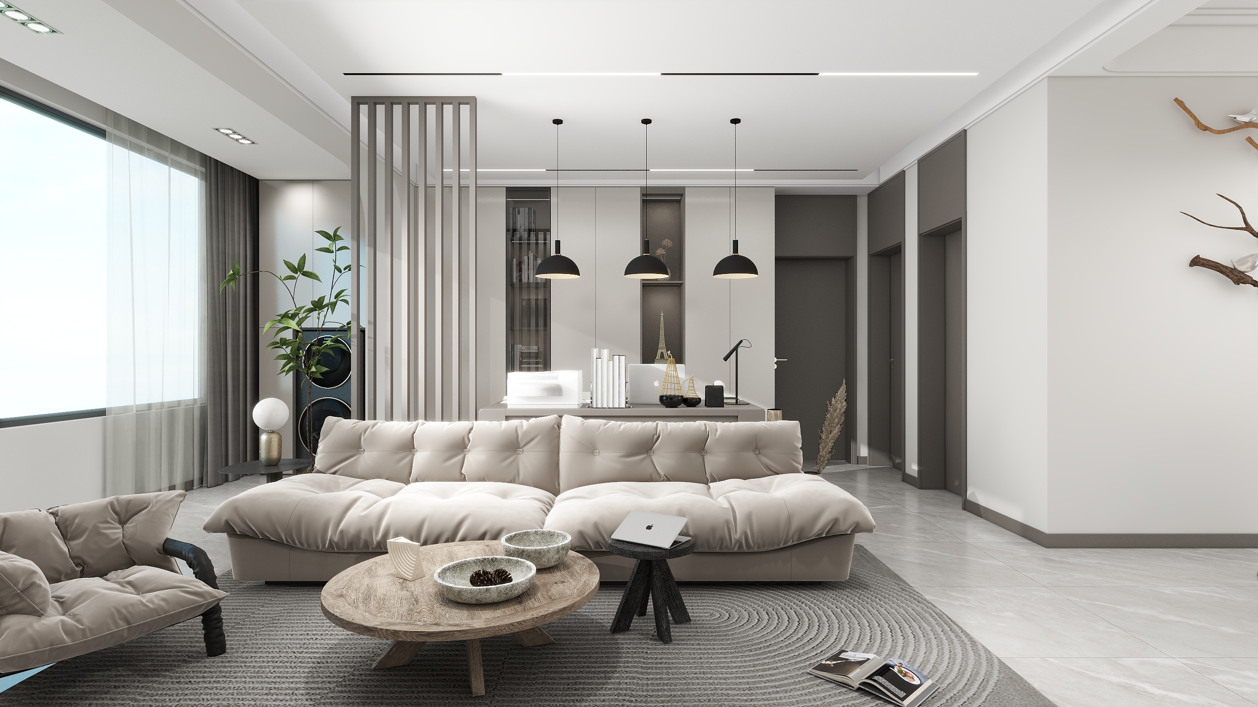 老送的空酒瓶-盛湖一号-装修设计方案