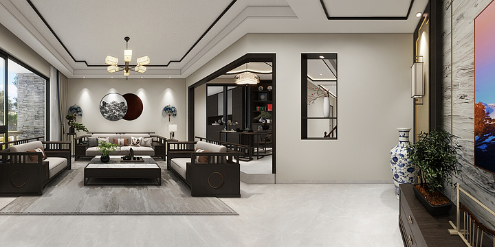 上下山(Summit)-水墨中国718-装修设计方案