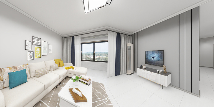 同源.Design-沣科花园130平米-装修设计方案