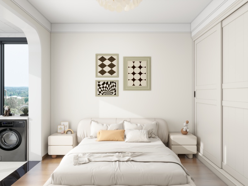 Minimalist White Bedroom Design Ideas