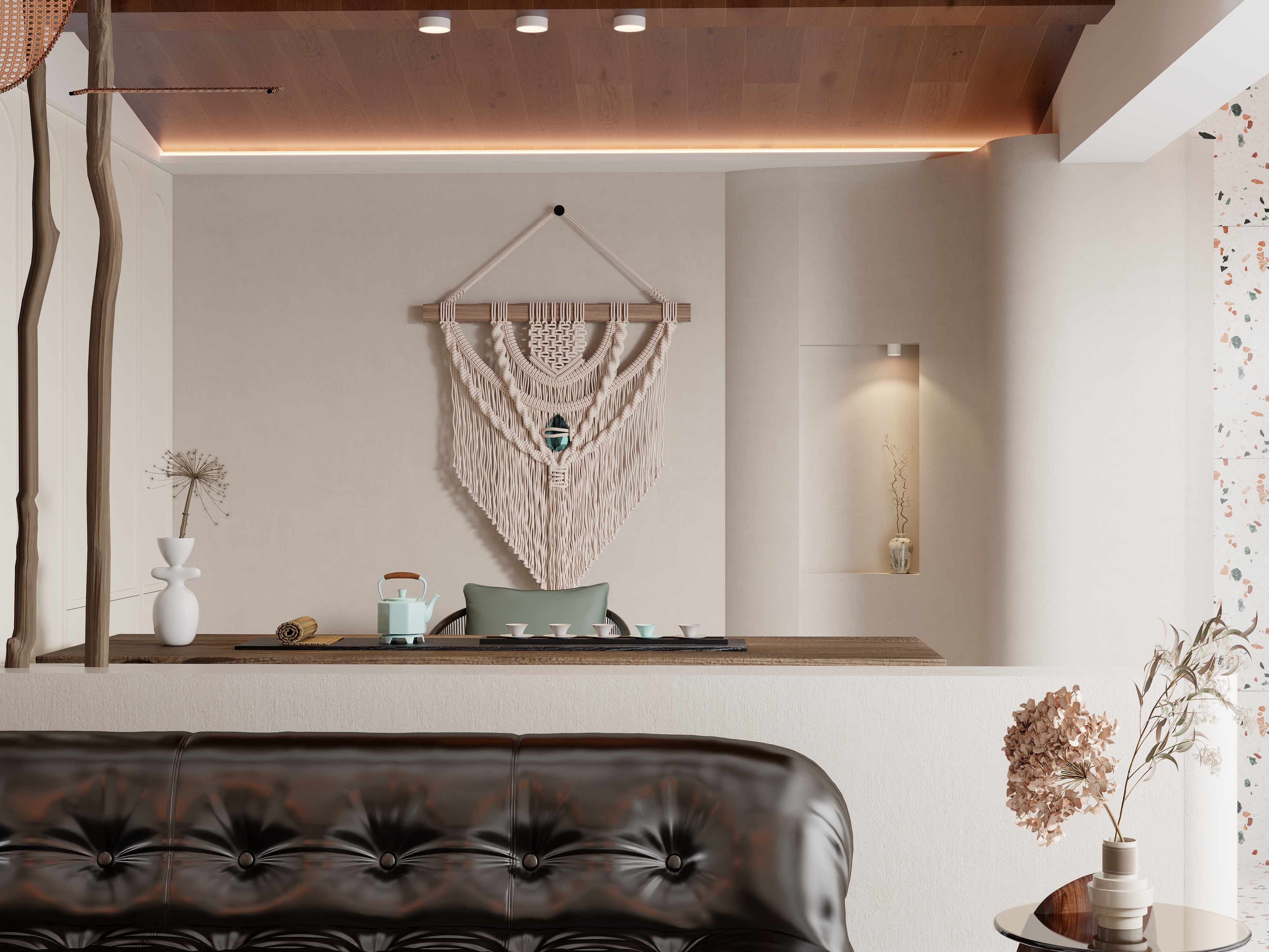 记得咬嘴唇-《自然风》 温润的栖息之地 120平方-装修设计方案