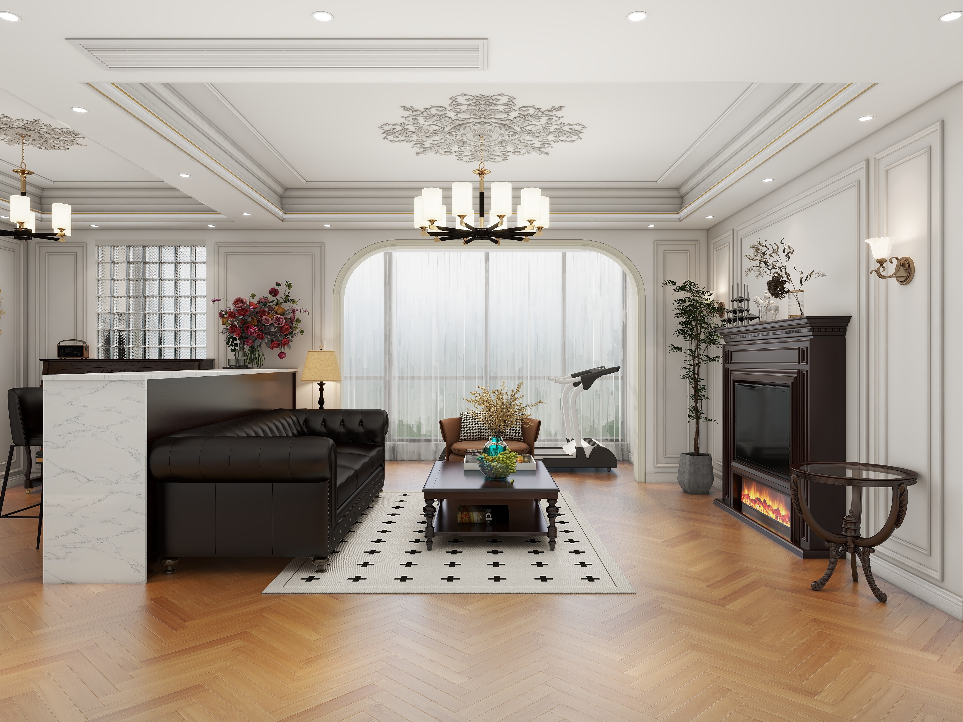 徽菇娘Miss-126㎡3室-装修设计方案