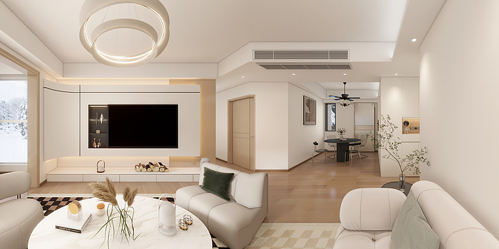 设计师灼夜-现代温馨 简约1-装修设计方案