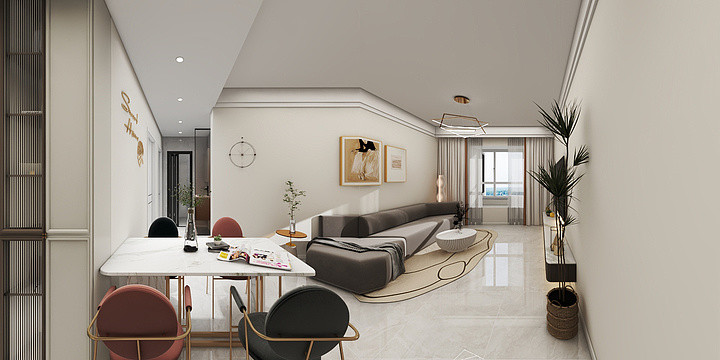 ZHI空间丁设计-含章雅筑13-406-装修设计方案