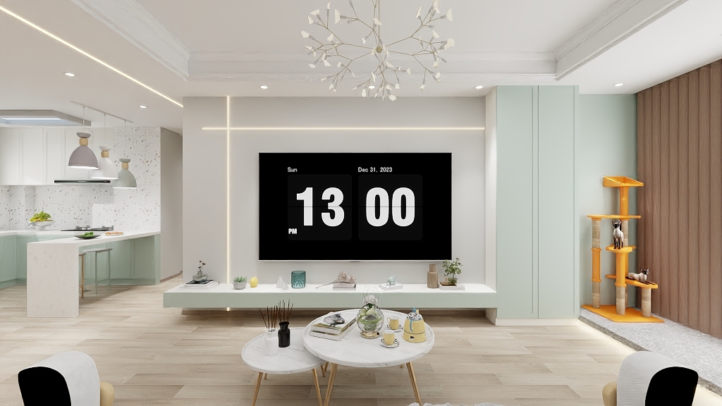 Zewi明舍韩涵-海德公园81㎡3室-装修设计方案