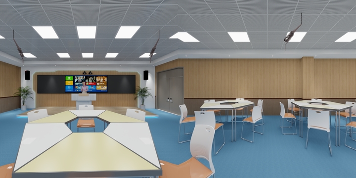 cr室内设计-盱眙录播室-装修设计方案