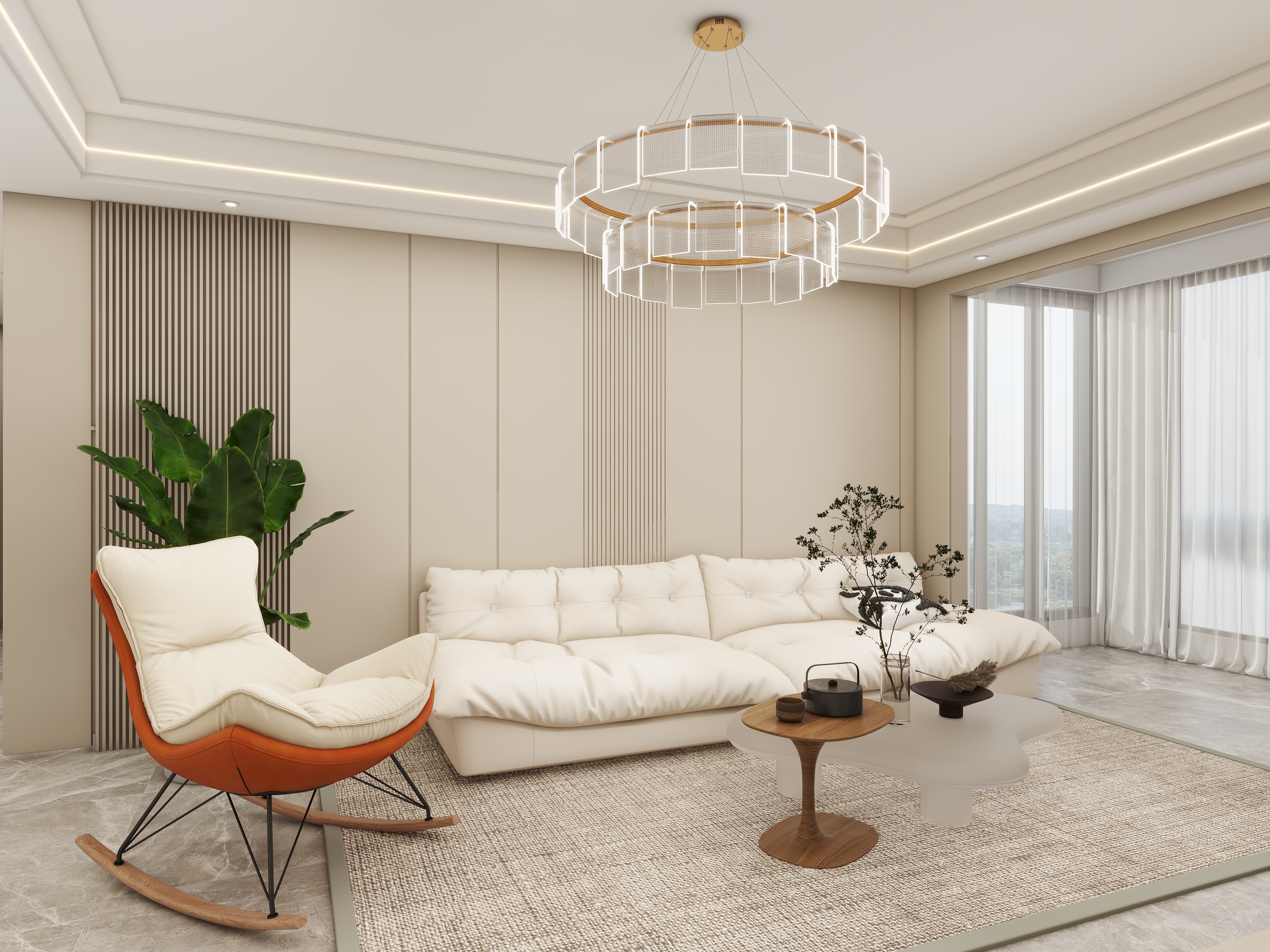 壹诺设计工作室-现代简约装修效果图