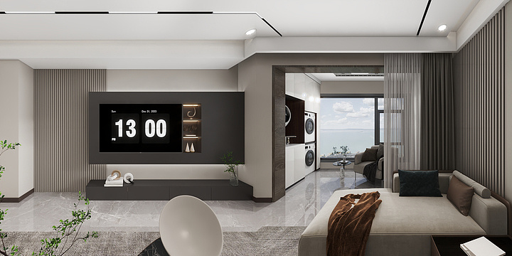 QZY111-佣金府郭女士 现代-装修设计方案