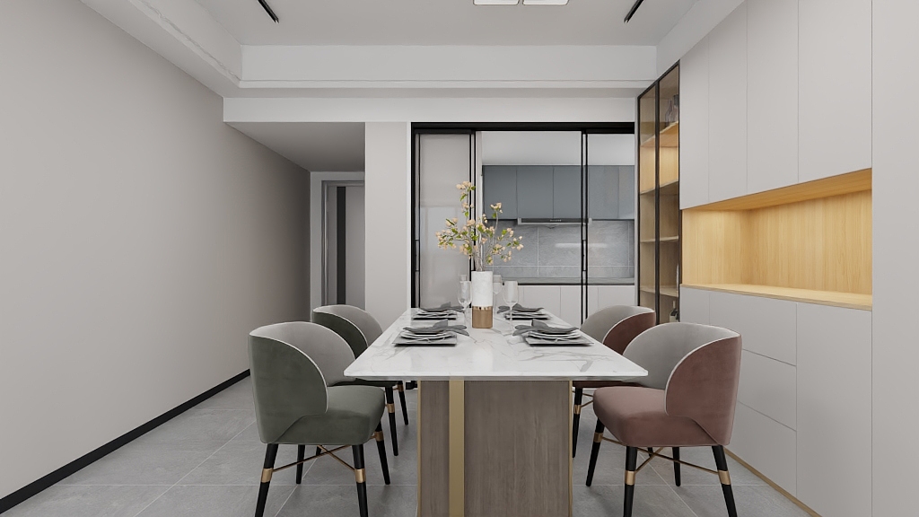 阿华全案设计-中山市石岐区汇星豪庭7幢501号4室一厅两卫一厨127方-装修设计方案