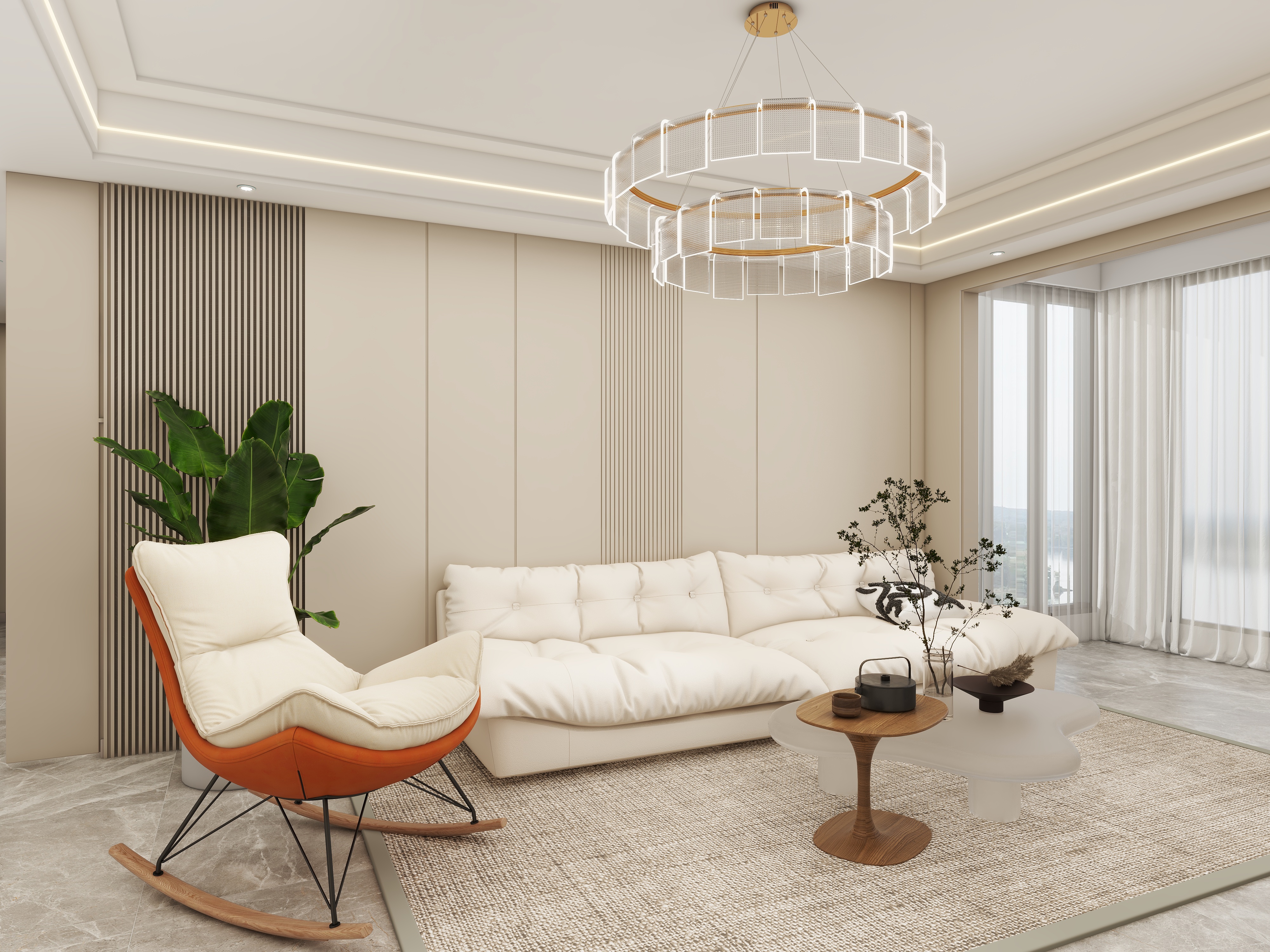 壹诺设计工作室-现代简约装修效果图