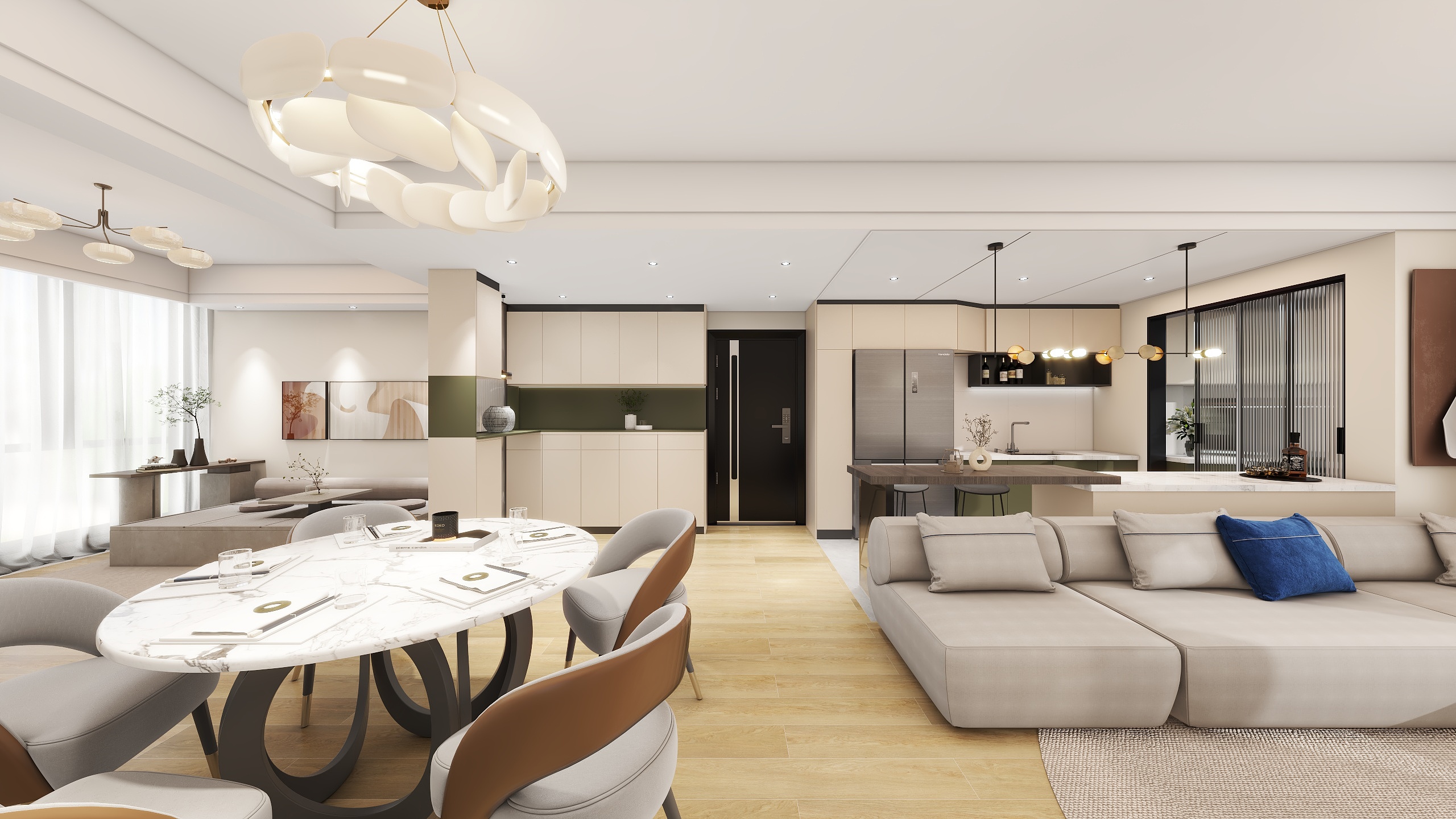 Designer罗丹-城市假日花园8栋1单元1101房 -李总-装修设计方案