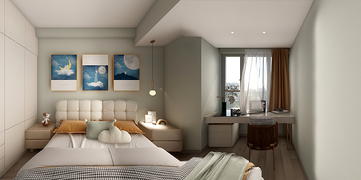 小舟设计-大国璟轻徐老师的家现代风-装修设计方案