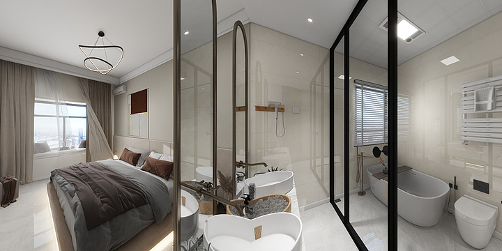 雾隐青山F-现代温馨风-装修设计方案