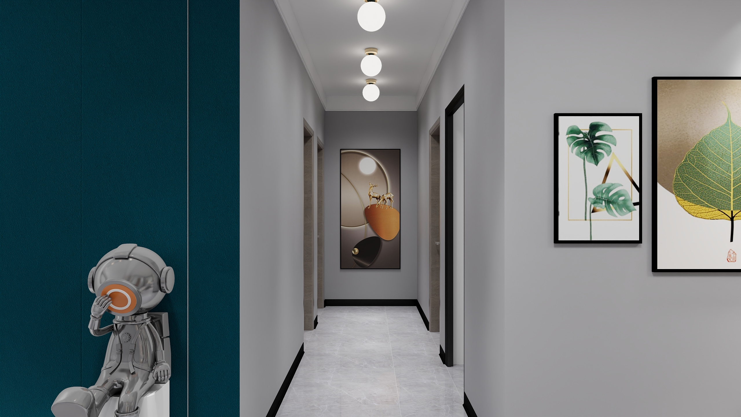 风起云涌uKnx-小区18号楼4楼西户-装修设计方案